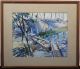 Mid - 20thc Frederick Montague Charman Moored Boats Watercolor Painting Other Maritime Antiques photo 1