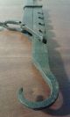 Antique Primitive 19th C.  Wrought Iron Fireplace Trammel Sawtooth Blacksmith Vtg Primitives photo 9