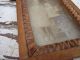 Old Primitive Wooden Hand Carved Frame W/ Picture 1800s Primitives photo 6