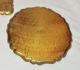 Vintage Italian Florentine Gold & Burnt Orange Gilt Wood Wooden Tray Plate Tole Toleware photo 1