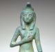 Egyptian Bronze Figurine Of Isis,  The Egyptian Goddess Of Rebirth Egyptian photo 4