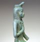 Egyptian Bronze Figurine Of Isis,  The Egyptian Goddess Of Rebirth Egyptian photo 5