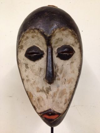 Congo: Tribal African Mask From The Lega. photo