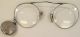 Pince - Nez Eye Glasses Filigree Frame Ketcham Mcdougall Retractable Chain Pin Optical photo 7