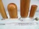 Rare Antique Victorian 19c Medical Glass Vets Thermometers & Turned Wood Cases Other Medical Antiques photo 7