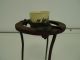 Tripod Stand Porcelain Crucible Chemistry Physics Biology Lab Apparatus Alchemy Other Antique Science Equip photo 1
