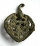 Rare C.  800 A.  D British Found Viking Period Silver Decorative Amulet Pendant.  Vf British photo 1