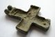 Circa.  1200 A.  D Large English Medieval Period Ae Bronze Reliquary Cross Pendant British photo 4