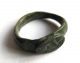 C.  50 A.  D British Found Roman Period Ae Bronze Decorative Dragonesque Seal Ring British photo 3