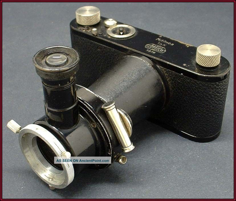 Rare 1926 Leitz Leica Mifilmca 35mm Microscope Camera Microscopes & Lab Equipment photo