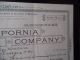 1890 California Mining Company Of Castle Montana Stock Certificate Gold Silver Mining photo 3