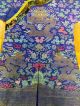 Wonderful Antique Chinese Imperial Ming Dynasty Silk Blue Dragon Robe 19s Robes & Textiles photo 1
