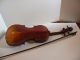 Vintage German Stradivarius Violin & Sandner Bow,  4/4 String photo 2