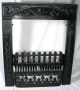 Antique Ornate Fireplace Surround Grate Front Fender Favorite Cahill Cast Iron Hearth Ware photo 11