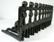 Antique Ornate Fireplace Surround Grate Front Fender Favorite Cahill Cast Iron Hearth Ware photo 8