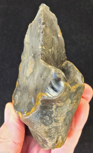 Lower Palaeolithic,  Bifacial Proto Handaxe From Kent P477 photo