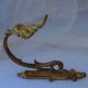 2 Antique French Bronze Curtain Tie Back Hook 19th C Numbered Hooks & Brackets photo 7