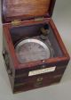 Antique Circa - 1830s Morris Tobias Ship Captains English Chronograph Clock & Case Clocks photo 9