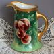 Antique Guerin Limoges France Lg.  Cabinet Pitcher Hand Painted Signed Gold Fruit Pitchers photo 1