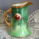 Antique Guerin Limoges France Lg.  Cabinet Pitcher Hand Painted Signed Gold Fruit Pitchers photo 2