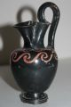 Ancient Greek Hellenistic Pottery Trefoil Lip Olpe 4th Century Bc Wine Jug Greek photo 1