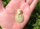 Ancient Egyptian Faience Style Amulet 4th - 1st Century Bc. Egyptian photo 1