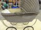 Antique 1920s Childs ' Wicker Rattan Baby Carriage / Buggy Toy Doll Carriage Baby Carriages & Buggies photo 11