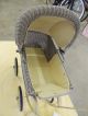 Antique 1920s Childs ' Wicker Rattan Baby Carriage / Buggy Toy Doll Carriage Baby Carriages & Buggies photo 2