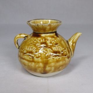 H885: Japanese Old Hirado Porcelain Ware Water Pot Suiteki Good Work. photo