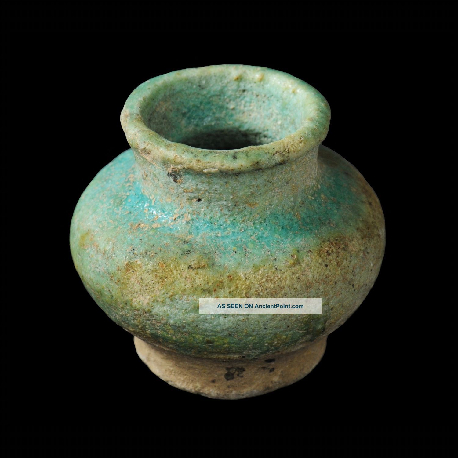 Aphrodite - Ancient Islamic Glazed Pottery Miniature Jar Islamic photo