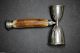 John Hasselbring Sterling Silver With Horn Handel Double Jigger 1940 The Americas photo 1