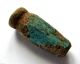 Rare 2300 B.  C Egypt Old Kingdom.  Vi Dynasty Blue Faiance Jar Amulet Pendant Egyptian photo 1