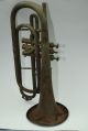 1800 ' S Jw Pepper Importer Philadelphia 28771 Trumpet Cornet Verdigris Copper Frs Brass photo 4