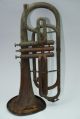1800 ' S Jw Pepper Importer Philadelphia 28771 Trumpet Cornet Verdigris Copper Frs Brass photo 5