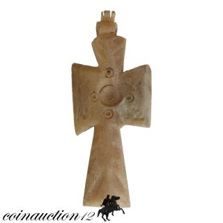 Perfect Viking Bone Christian Cross Pendant photo