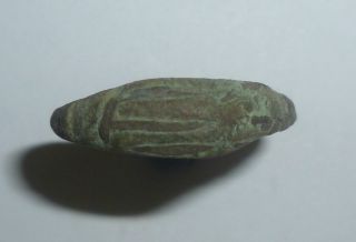 Anglo - Saxon Bronze Ring Circa 600 - 700 Ad - 360 - photo