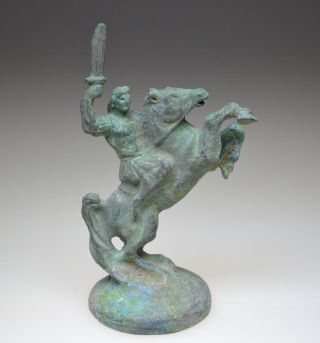 Roman Bronze Figurine Of Alexander The Great photo