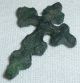 Byzantin Bronze Cross Coiled Amulet / Pendant Circa 1500 Ad - 27 - Other Antiquities photo 1