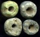 Pre - Columbian 4 Aztec Serpentine & Jadeite Beads: Ca:300 Bc - 500 Ad The Americas photo 2