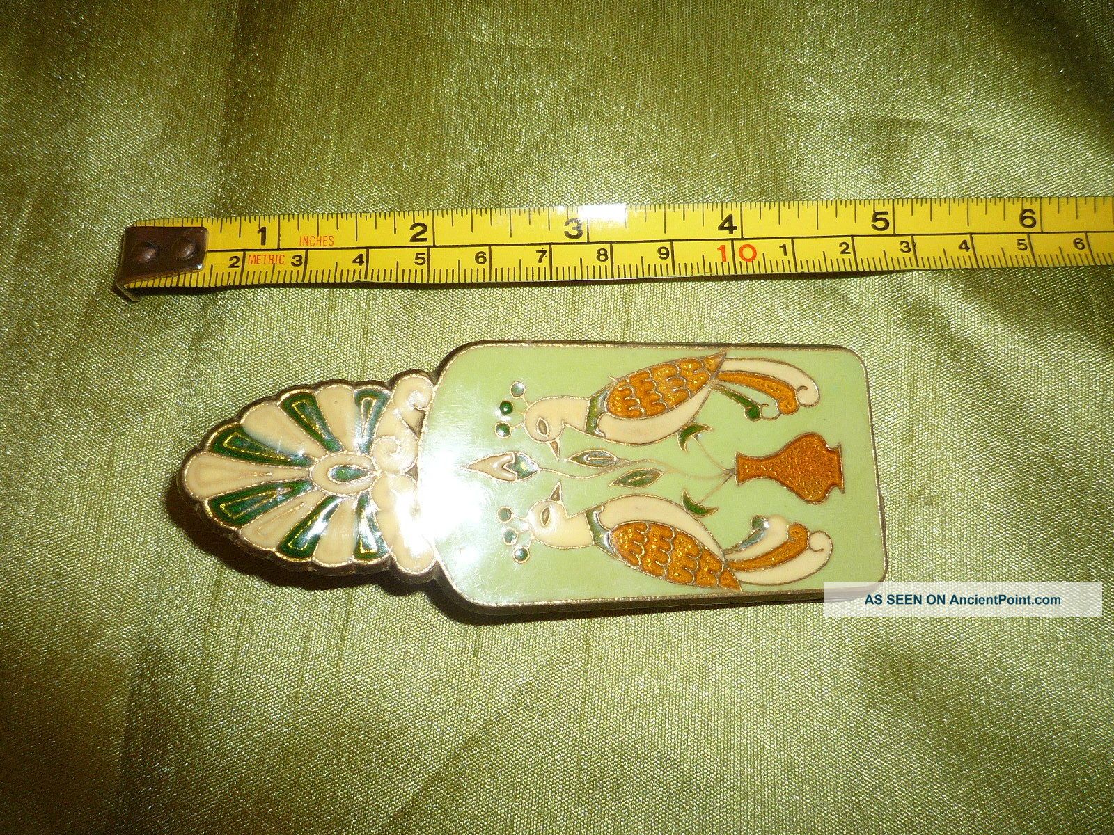 Unusual Enamelled Paper Clip Greek Design More Pictures Added Egyptian photo