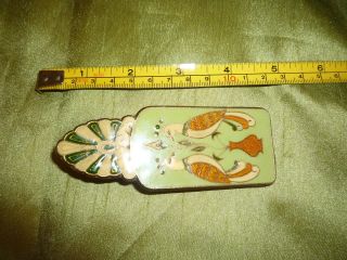 Unusual Enamelled Paper Clip Greek Design More Pictures Added photo