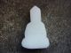 Antique Chinese Wear White Jade Carved Buddha Pendant Of The Noblesa6 Necklaces & Pendants photo 1