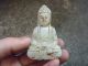 Antique Chinese Wear White Jade Carved Buddha Pendant Of The Noblesa6 Necklaces & Pendants photo 4