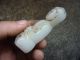 Antique Chinese Wear White Jade Carved Buddha Pendant Of The Noblesa6 Necklaces & Pendants photo 5