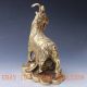 Chinese Brass Handwork Carved Sheep & Copper& Ingot Statue W Qing Dynasty Mark Other Antique Chinese Statues photo 5