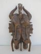 Fine Well Carved Old African Senufu Twin Headed Janus Mask Other African Antiques photo 5