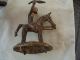 African Bronze Ritual Vessel Of Yeruba Bronze 1920 Sculptures & Statues photo 2