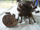 African Bronze Ritual Vessel Of Yeruba Bronze 1920 Sculptures & Statues photo 6