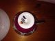 Beautifl Burgundy & Gold,  Victorian Courting Couple Japan Tea Cup And Saucer Cups & Saucers photo 7