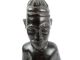Vintage African Black Ebony Figure Carving Of Native Warrior With Club Sheild African photo 3